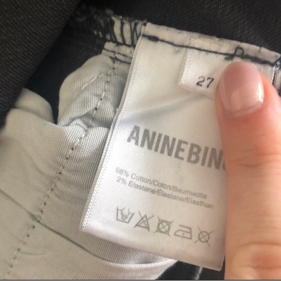 Anine Bing black stretch skinny jeans - Picture 5 of 9